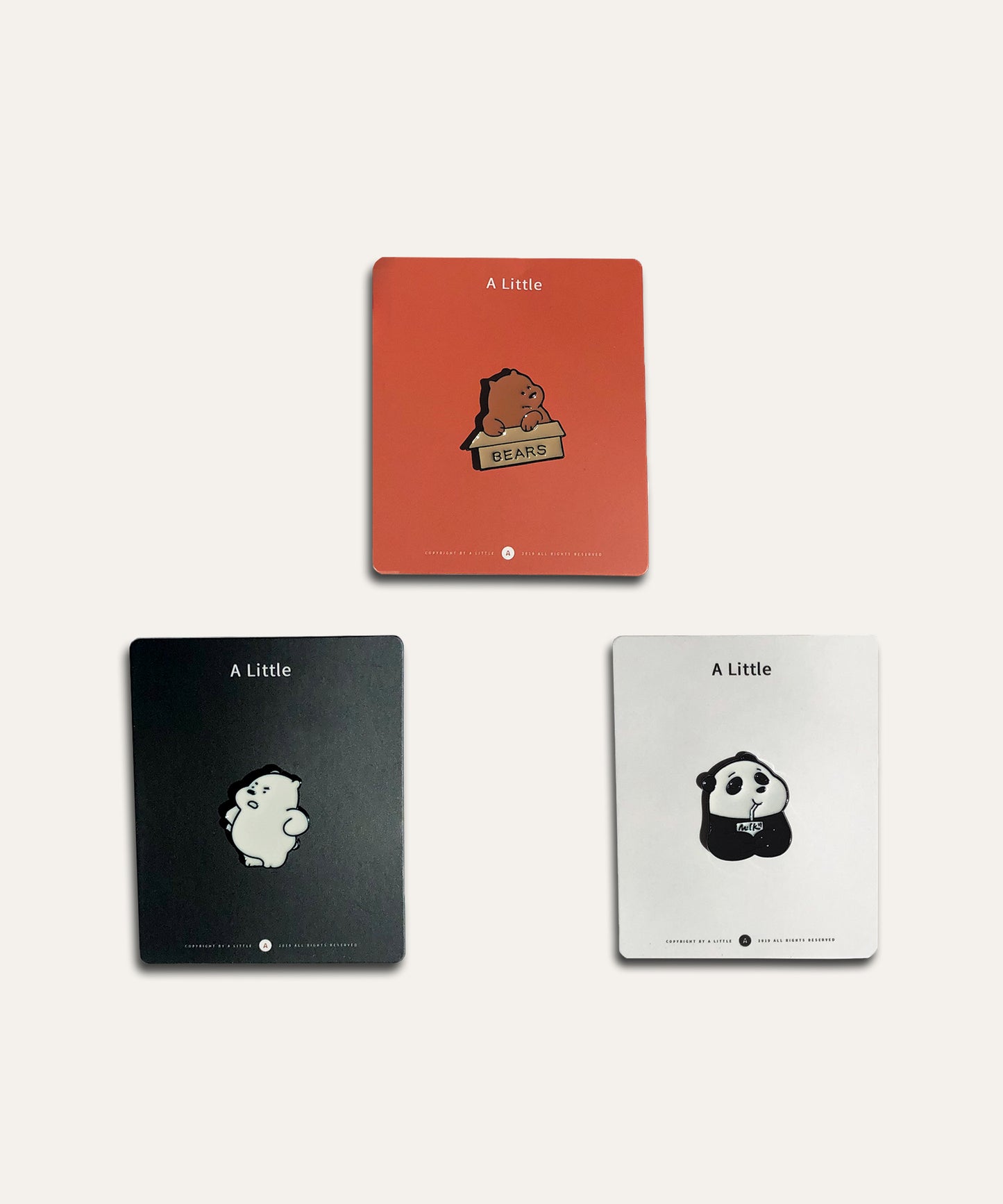 We Bare Bears Enamel pins