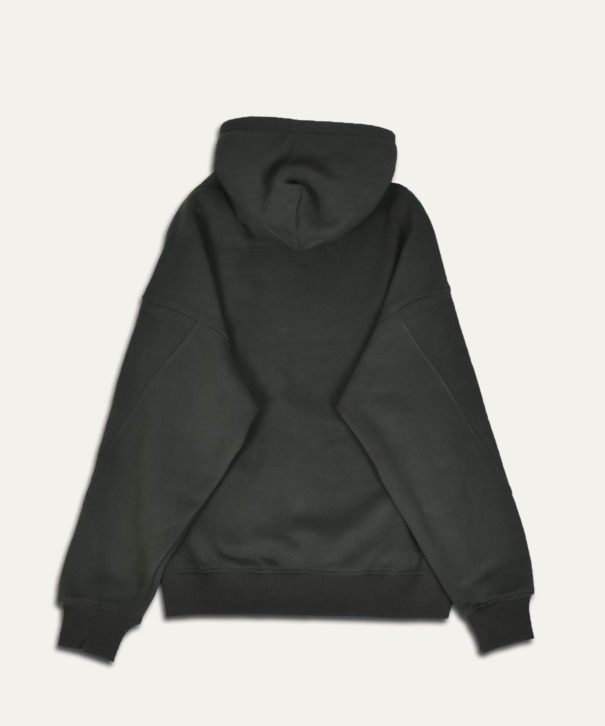 Uniqk Carrot Stick Oversized Hoodie Grey Back