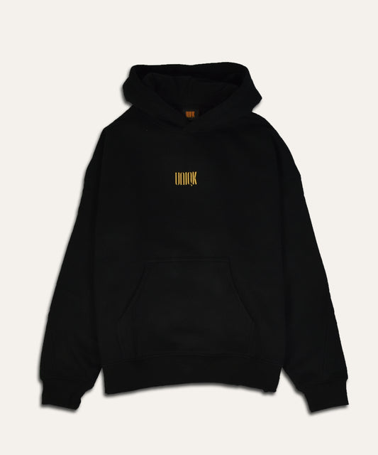 Uniqk Artwork Oversized Hoodie Orange