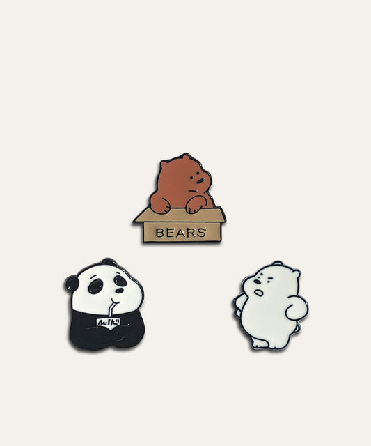 We Bare Bears Enamel pins